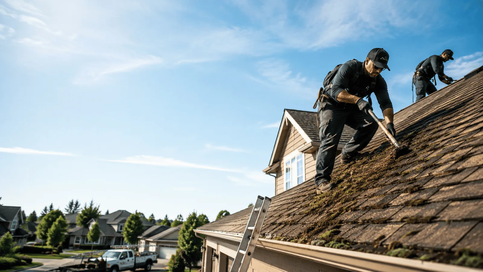 Roof Moss Removal in Orange, CT near me